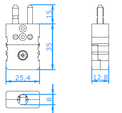 Standard Thermostecker Maße