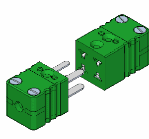 Miniatur-Thermostecker Duplex